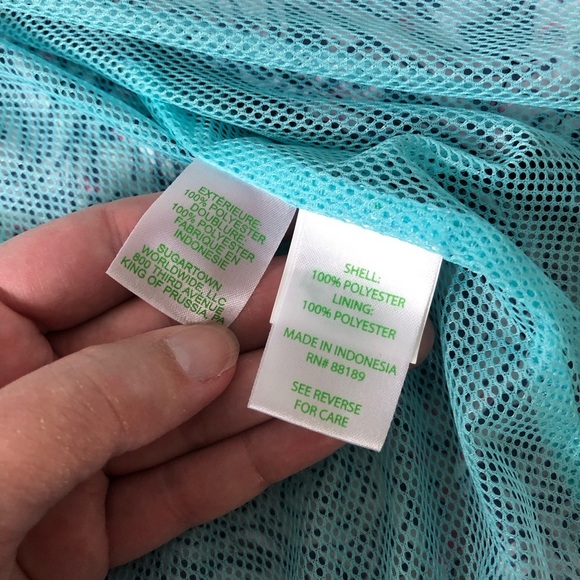 Lilly Pulitzer Women’s S Starfish Full-Zip Hooded Packable Windbreaker Jacket - Picture 9 of 11